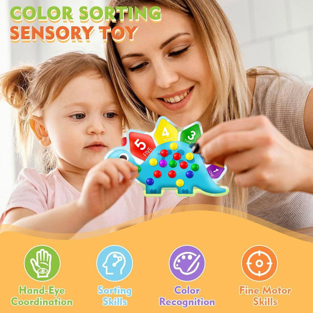 Kids Education Design - Giocattolo per l'ordinamento dei dinosauri Gioco