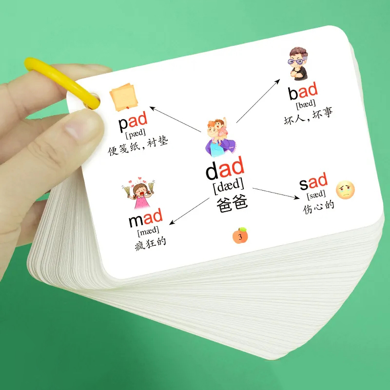 Kids Education Card - 600 parole Mind Map Cards con