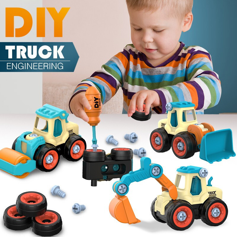 Kids Education Tools - Dado smontaggio caricamento scarico ingegneria camion