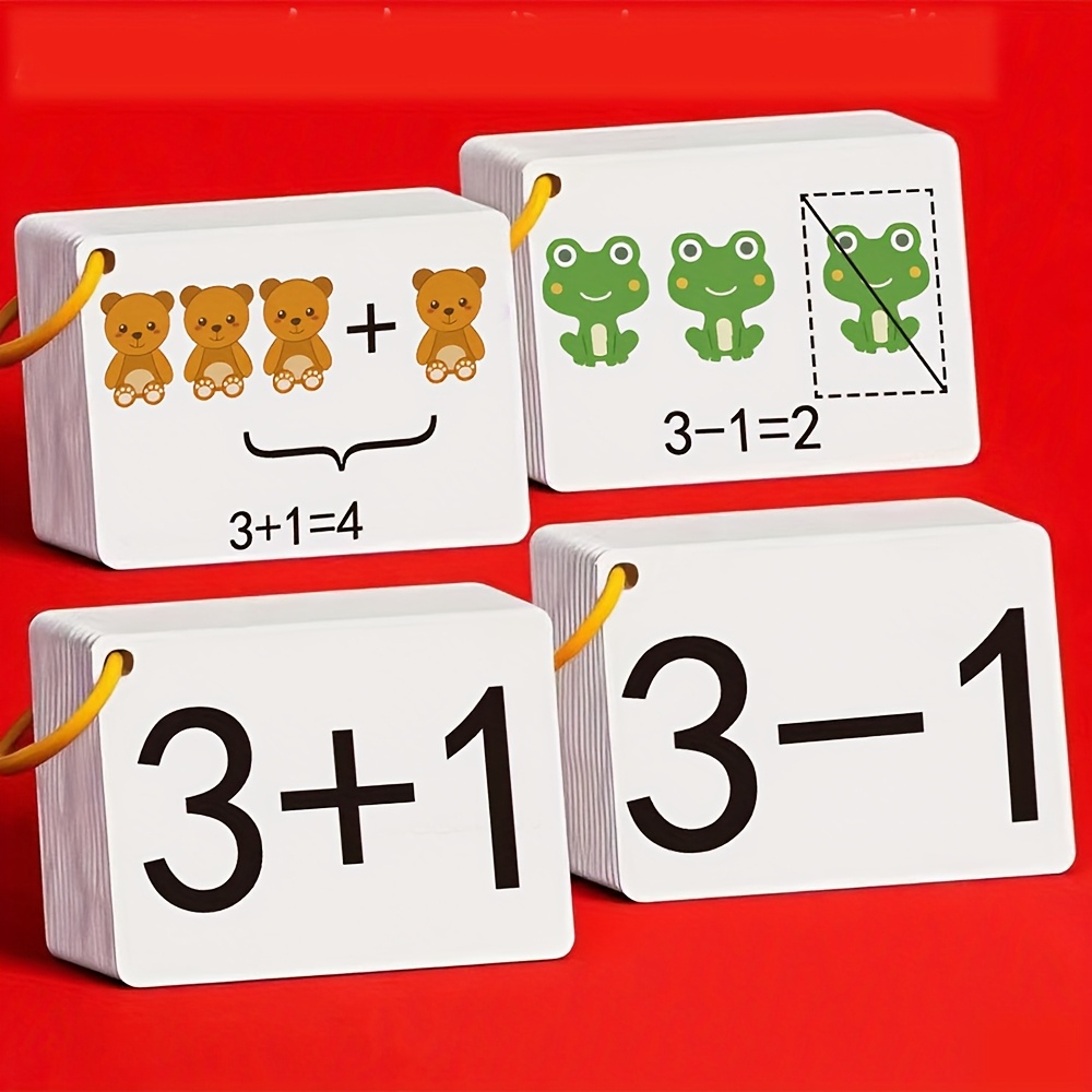 Kids Education Card - 132 carte con problemi di addizione