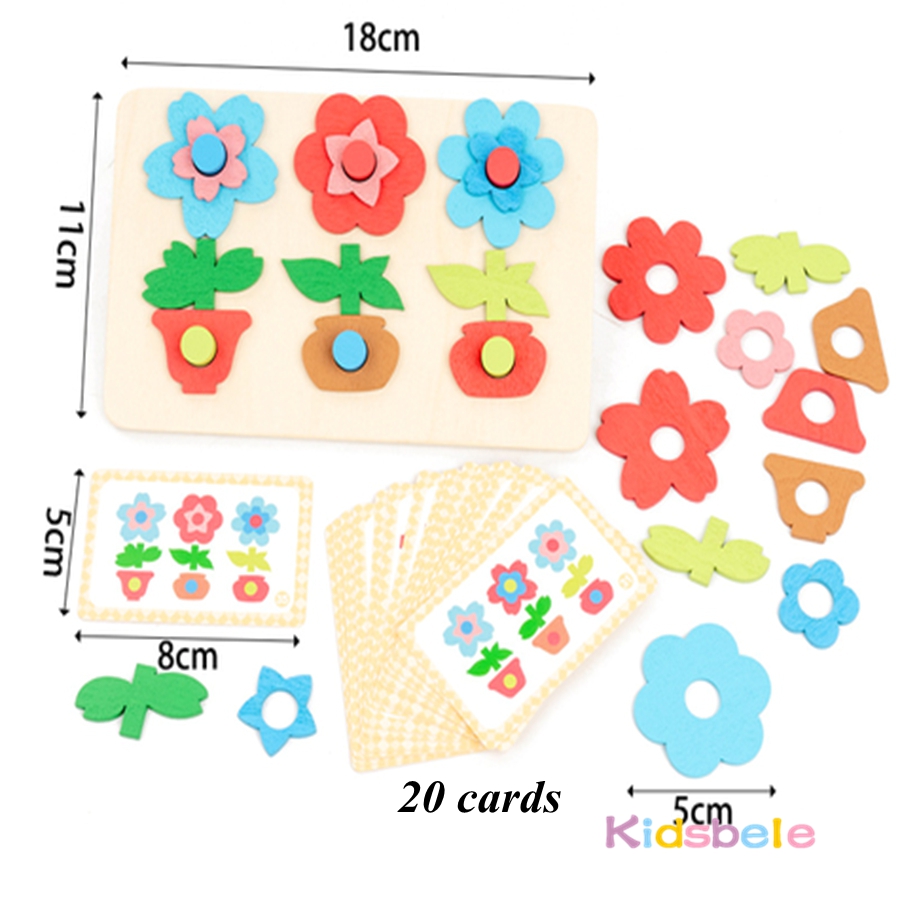 Montessori fai da te fiore in  - Kids Education Card recensione e prezzo