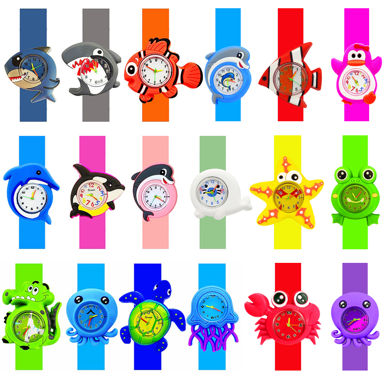 Cartoon Dolphins Sharks Orolog - Kids Educational Watch recensione e prezzo