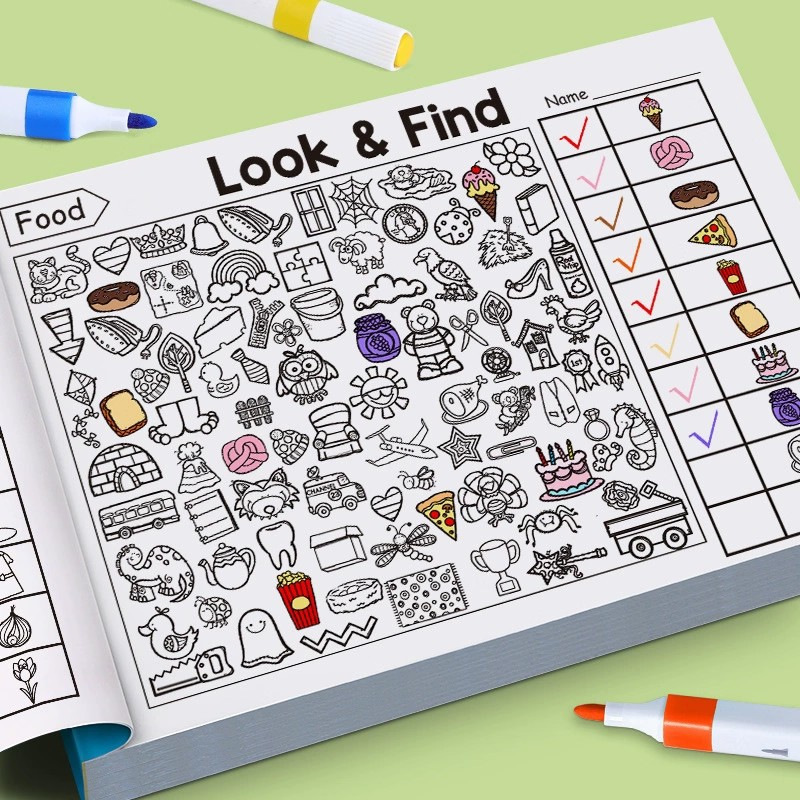 Sguardo e trova libro da color - Kid Educational recensione e prezzo