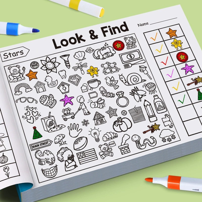 Sguardo e trova libro da color - Kid Educational recensione e prezzo