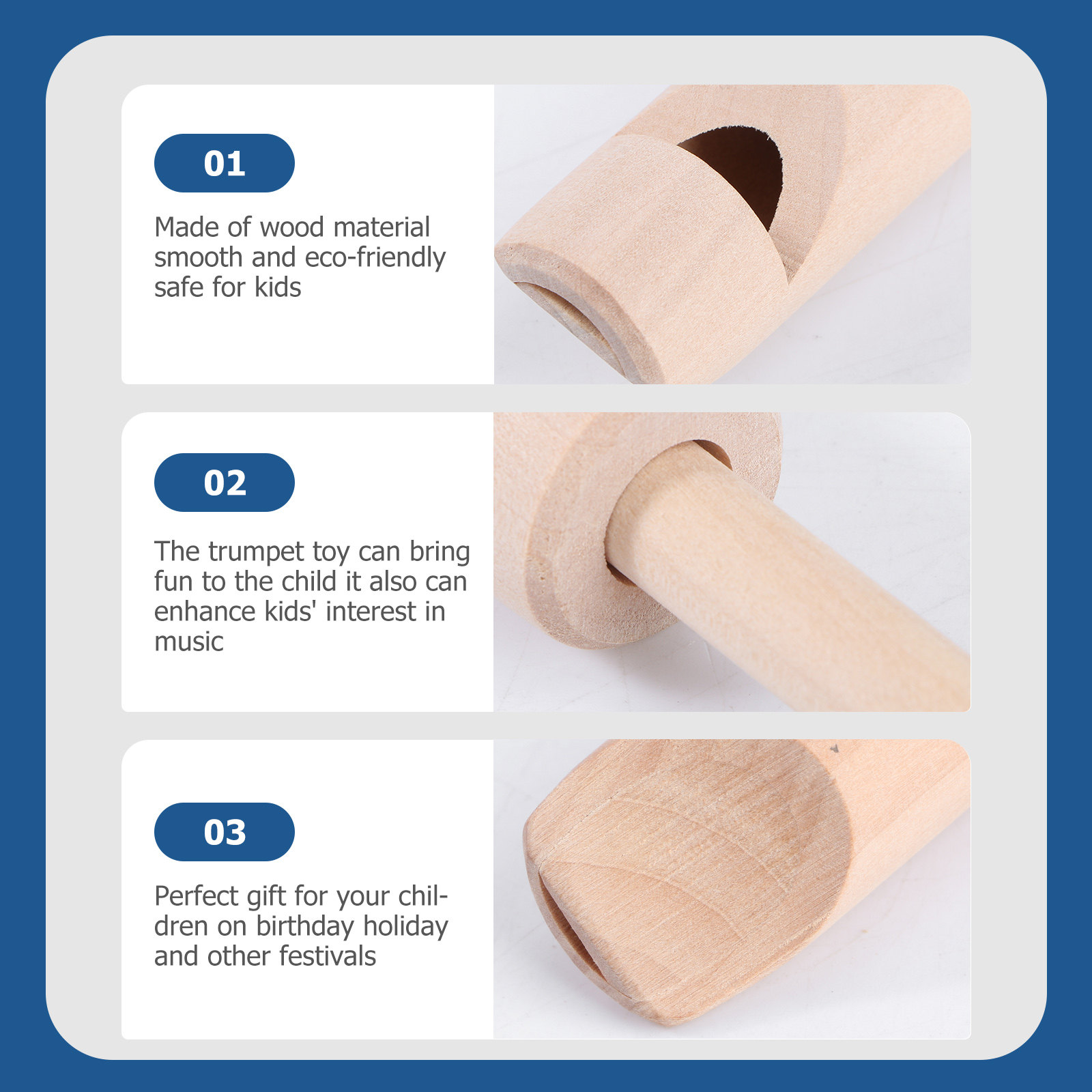 3 fischietti in legno per bamb - Kids Education Design recensione e prezzo