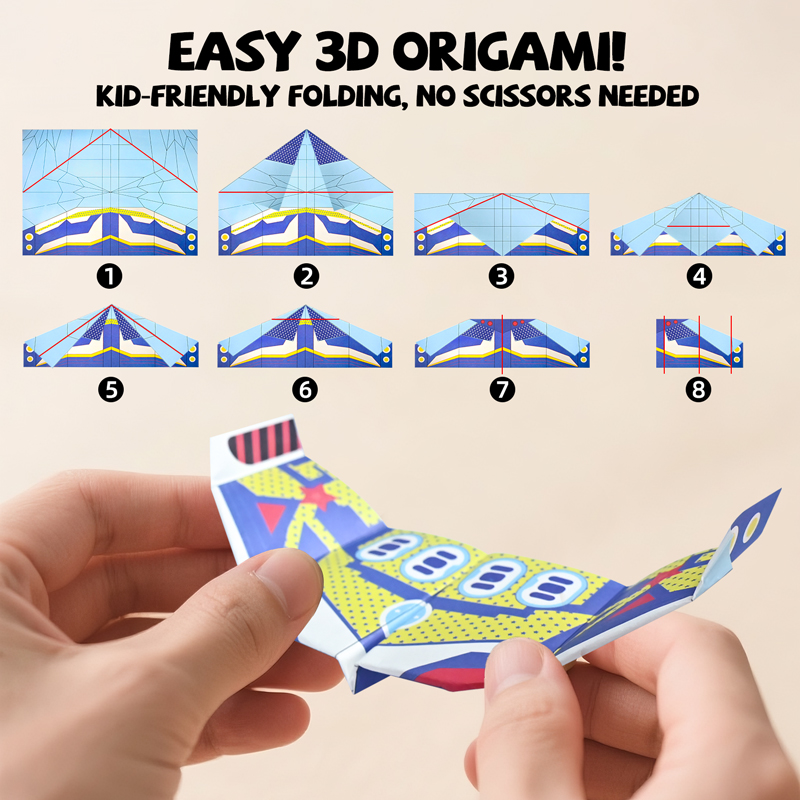 Kit di 36 Fogli per Origami di - Kids Education Things recensione e prezzo